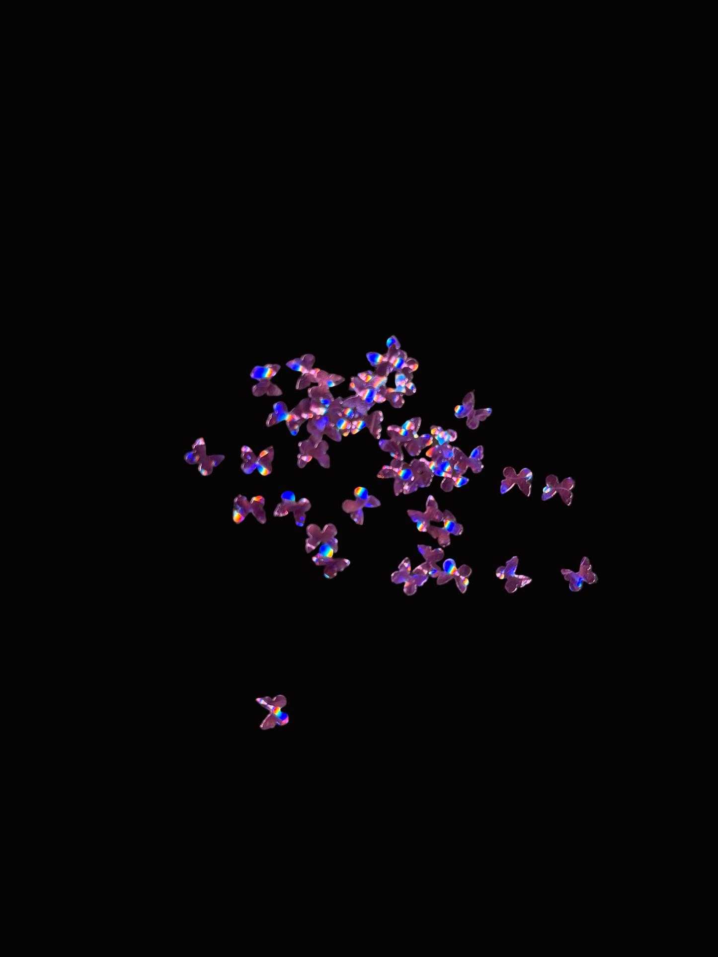 HOLO PURPLE BUTTERFLIES
